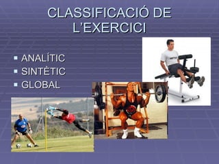 CLASSIFICACIÓ DE L’EXERCICI ANALÍTIC SINTÈTIC GLOBAL 