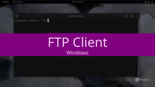 FTP Client
Windows
 