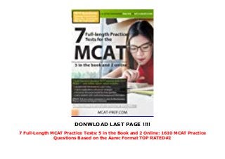 half length mcat diagnostic test half length mcat diagnostic test
