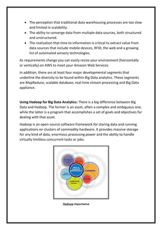 Hadoop and Big Data Analytics | Sysfore | PDF image.