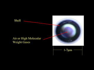 Shell

Air or High Molecular
Weight Gases
1-7µm

 