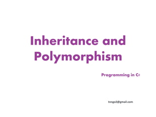7 inheritance and polymorphism | PPT