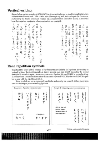 Japanese Writing Handbook.pdf Introduction to Japanese writing - Beginners | PDF