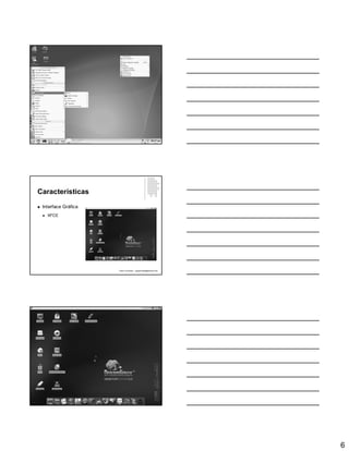 6
Características
 Interface Gráfica
 XFCE
Paulo Guimarães – ppguimaraes@hotmail.com
 