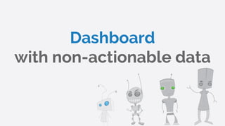 Dashboard
with non-actionable data
 