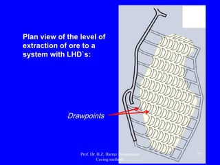 Block caving
Prof. Dr. H.Z. Harraz Presentation
Caving methods
77
 