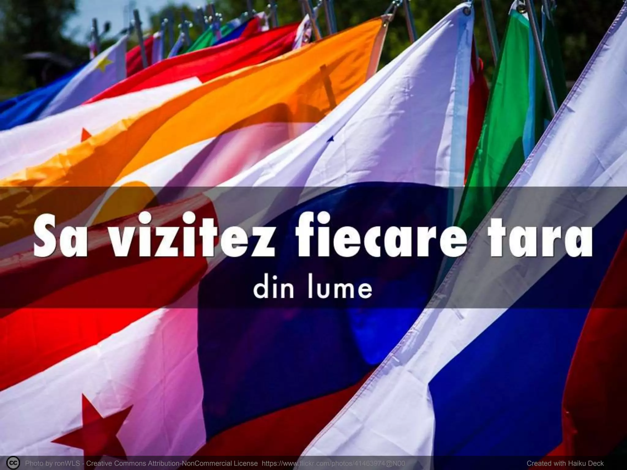 Photo by ronWLS - Creative Commons Attribution-NonCommercial License https://www.flickr.com/photos/41463974@N00 Created with Haiku Deck
 