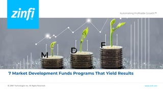 Automating Profitable Growth™
www.zinfi.com
© ZINFI Technologies Inc. All Rights Reserved.
7 Market Development Funds Programs That Yield Results
 