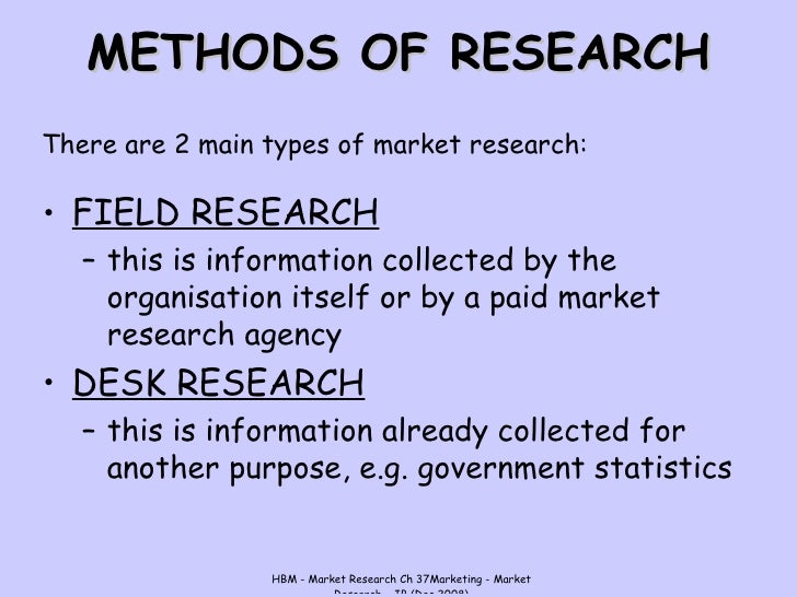 Market Research Slides