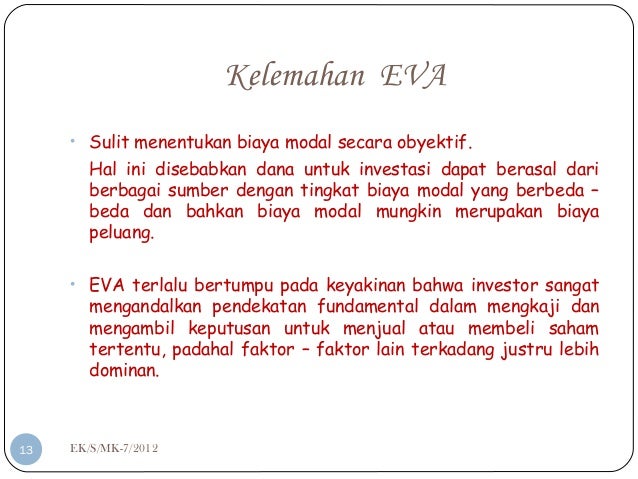 7 Market Value Added Dan Economic Value Added