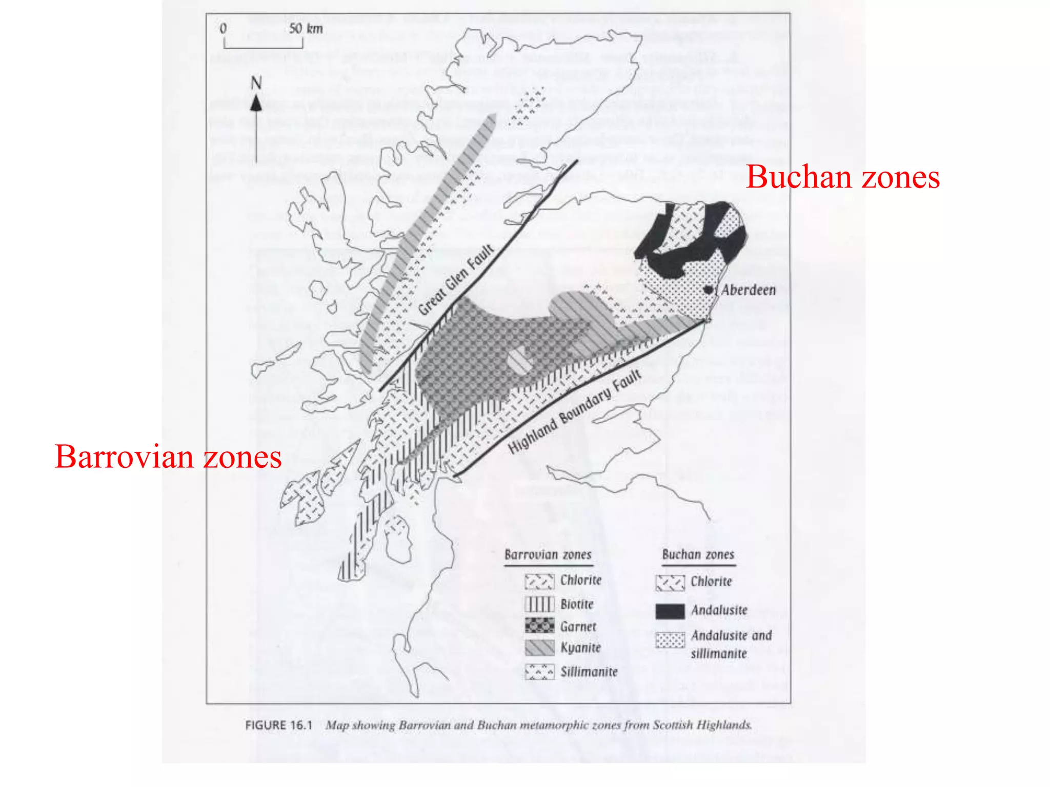 Buchan zones
Barrovian zones
 