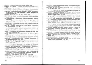 GRAMSCI, A. Oeuvres Choisies. Paris, Editions Sociales, 1959.
HUMBERT, C. e MERLO, J. L'erujvête conscíentisante. Paris, L'Hatmattan,
1978.
JOBIM FILHO. P. Uma metodologia para o p/ane;amento e o desenvolvimen•
to de sistemas de informação. São Paulo, E. Blücher, 1979.
LE BOTERF, G. Pesquisa participante: propostas e reflexões metodológicas:
ln: BRANDÃO,· C. R. (Org.J Repensando a pesquisa participante. São
Paulo, Brasiliense, 1984.
LEWIN, K. Dinâmica de grupos. São Paulo, Cultrix, 1973.
LIMA, M. H. de Almeida. Serviço social e sociedade brasileira. São Paulo,
Cortez, 1982.
LIU, M. Réflexions sur la recherche-action en tant que démarche de recherche,
sid, (mimeo.)
-----. L'aproche socio-technique de l'organisalion. Paris, M.itiom de
!'Organisation, 1982.
MAGALHÃES. L. V. Metodologia do serviço social na América latina. São
Paulo, Cortez, 1982.
MATA, M. C. Investigar lo alternativo. ln: Chasqui, Revista Latinoamerica-
na de Comunicación, n.º 1, 1981.
----. A pesquisa-ação na construção do alternativo. ln: MELO, J. M.
(Org.) Teoria e pesquisa em comunicação, panorama latino-americano.
São Paulo, Cortez-lntercom, 1983.
MERLO, J. Une expérience de conscientisation par enquête en milieu popu-
laire. Paris, L'Harmattan, 1982.
MILLER, S. Planejamento experimental e estatística. Rio de Janeiro, Zahar,
1977.
ORTSMAN, O. Changer le travai/, /es expériences, les méthodes, les condi-
tions de l'expérimentation sacia/e. Paris, Dunod, 1978.
PERELMAN, C. e OLBRECHTS-TYTECA, L. Traité de l'argumentation. 3."
ed., Bruxelas, Éditions de l'ULB, 1976.
RAHMAN. M. A. The theory and practice of participatory action research.
ln: Rural Employment Policy Research Programme, Genebra, lnternational
Labour Office, 1983.
-----. Participatory organizations of the rural poor. ln: Introduction
to an ILO Programme. Genebra, lnternational Labour Office, 1984.
ROGERS, E. M. e SHOEMAKER, F. F: Communication of innovations, a
cross-cultural approach. 2." ed. Nova York, Free Press, 1971.
ROSNOW, R. Paradigms in transition, the methodology of social inquiry.
Oxford. Oxford University _Press, 1981.
SALES, I. C., FERRO, J. A. S. e CARVALHO, M. N. C. Metodologia de
aprendizagem da participação e organização de pequenos produtores. ln:
Cadernos CEDES, 12: 32-44. Cortez-Cedes, 1984.
SANTOS, L. L. Textos de Serviço Social. São Paulo, Cortez, 1982.
SAUVIN. A. Uuelques doutes préalables sur la compatibilité de la recherche-
·action et du travai! social. ln: Revue Internationale d'Action Communau-
taire, 5: 45.
106
1
r
TARDIEU, H. Pour le Développement des sciences de l'organisation. AFCET/
CESTA, vai. I, nov. 1982.
THIOLLENT, M. Crítica metodológica, investigação social e enquete operá·
ria. São Paulo, Polis, 1980a.
----.--. Pesquisa-ação no campo da comunicação sócio-política. ln:
Comunicação & Sociedade, (4): 63-79, 1980b.
-----. A captação da informação nos dispositivos de pesquisa social:
problemas de distorção e relevância. ln: Cadernos do Centro de Estudos
Rurais e Urbanos (CERU), (16), 1981.
-----. Problemas de metodologia. ln: FLEURY. A. C. e VARGAS,
N. (Orgs.) Organização do trabalho. São Paulo, Atlas, 1983.
-----. Notas para o debate sobre a pesquisa-ação. ln: BRANDÃO,
C. R. Repensando a pesquisa participante. São Paulo, Brasiliense, 1984a.
-----. L'analyse des inférences pratiques dans les formes de raisonne-
ment technologique. ln: Les modes de raisonnement, expertise - appren-
tissage. Association pour la Recherche Cognitive, Orsay, 1984b.
-----. Aspectos qualitativos da metodologia de pesquisa, com objetivos
de descrição. avaliação e reconstrução. ln: Cadernos de Pesquisa, Funda-
ção Carlos Chagas, n.o 49, 1984c.
-----. Anotações críticas sobre difusão de tecnologia e ideologia da
modernização. ln: Cadernos de Difusão de Tecnologia, 1: 1, 1984d.
THOMAS, A. Generating tension for constructive change: the use and abuse
of systems models. ln: Cybernetics and Systems, n.º 11, 1980.
TORCHELLI, J. C. Interação pesquisador-produtor: um enfoque inovador na
pesquisa agropecuária. In: Cadernos de Difusão de Tecnologia, 1: 1984.
VAISBICH, S. B. Serviço Social, tipologia de diagnóstico. 3." ed., São Paulo,
Moraes. 1981.
WILDENHAHN, Cinéma et politique, 16/17, 1980.
ZUJIIGA, R. La recherche-action et le contrôle du savoir. ln: Revue Interna-
tionale d'Action Communautaire, 5: 45, 1981.
107
 