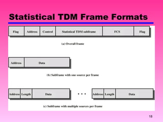 Statistical TDM Frame Formats 