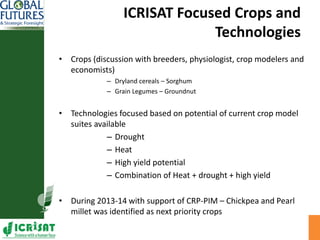 Foresight analysis and ex- ante assessment of promising technologies: To inform decision making