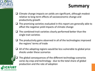 Foresight analysis and ex- ante assessment of promising technologies: To inform decision making
