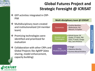 Foresight analysis and ex- ante assessment of promising technologies: To inform decision making