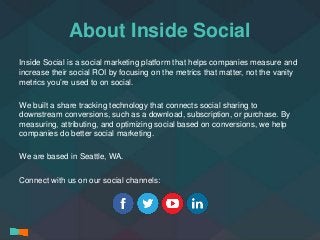 About Inside Social 
Inside Social is a social marketing platform that helps companies measure and 
increase their social ...