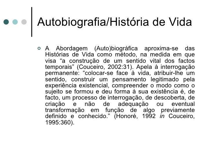 autobiografia