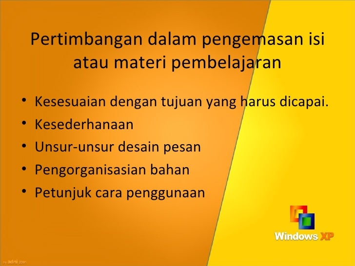 7 Pengembangan Materi Pembelajaran