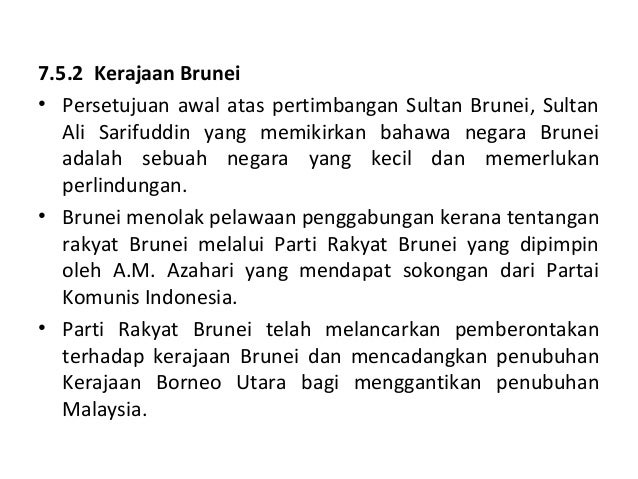 7 penubuhan malaysia