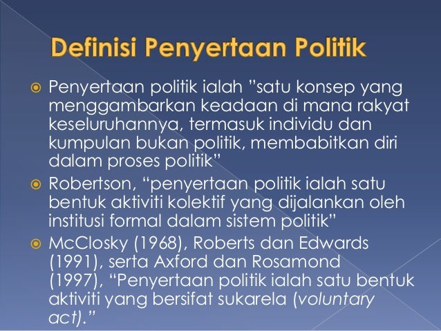 7 Penyertaan Politik