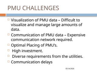 Pmu Data Comprehensive Overview of Phasor Measurement Units (PMU) in Power ...