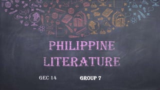GEC 14 GROUP 7
 