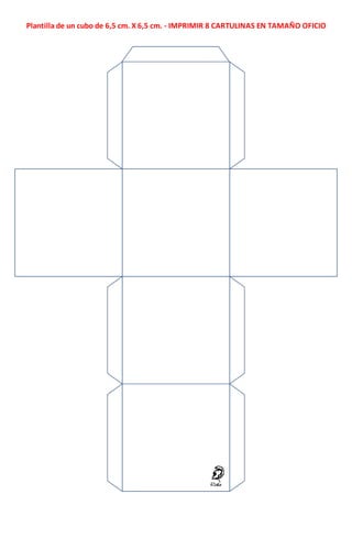 7 plantilla de cubos | DOCX