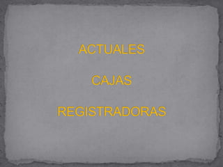 Lectores de código de barras.