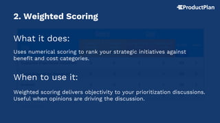7 Prioritization Techniques for Product Managers | PDF
