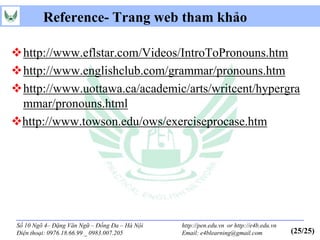 7.pronouns tong hop | PPTX