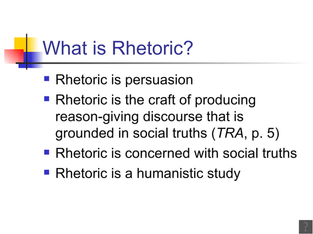 7 Ps Of Rhetoric | PPT