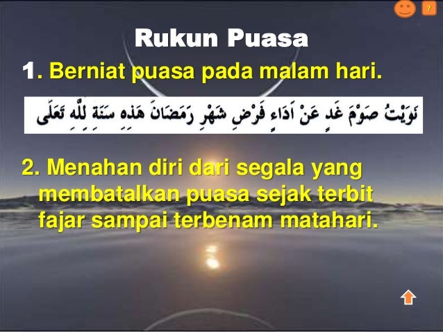 7 Puasa Wajib Dan Sunah