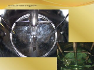 Interior do reactor e agitador
68
 