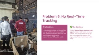 7 Real Problems in Asset Tagging and Their Solutions for 2026 | PDF