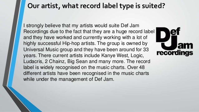 Different types of record labels