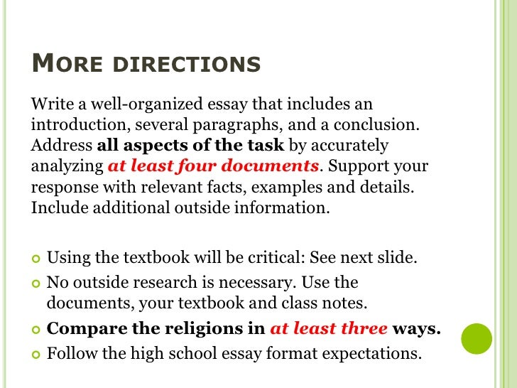 Religions of the ancient world dbq essay