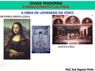 A OBRA DE LEONARDO DA VINCI GIOCONDA (MONA LISA) SANTA CEIA 