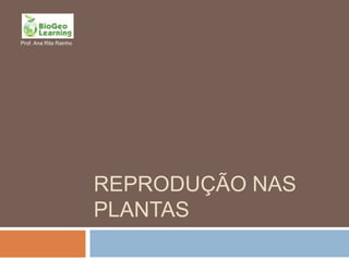 Prof. Ana Rita Rainho




                        REPRODUÇÃO NAS
                        PLANTAS
 