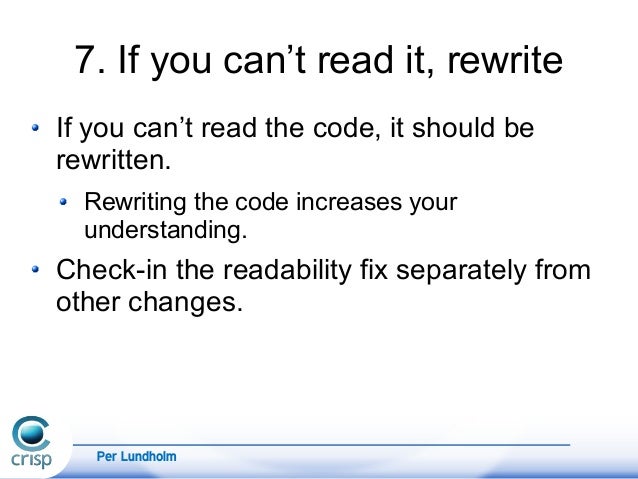 7 Rules On Code Readability 7-rules-on-code-readability