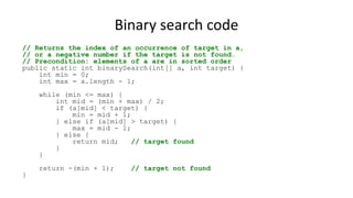 7 searching injava-binary | PPT