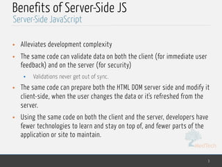 Server-side JS with NodeJS | PDF