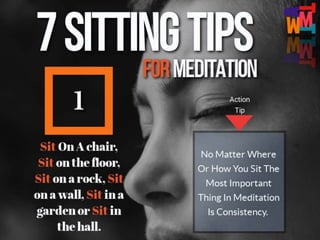 7 Meditation Sitting Tips