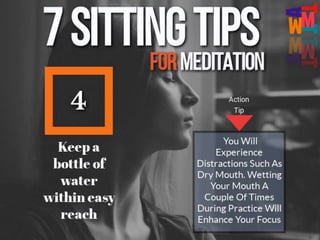 7 Meditation Sitting Tips