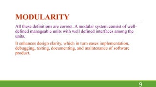 This is a slide about the Software Design.pdf