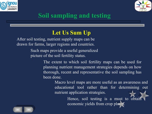 Soil Sampling And Testing