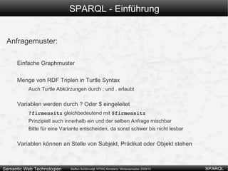 SPARQL SPARQL Query Language 