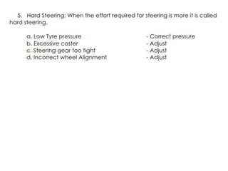 7 steering mechanisms