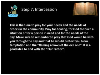 7 Steps To Prayer | PPSX