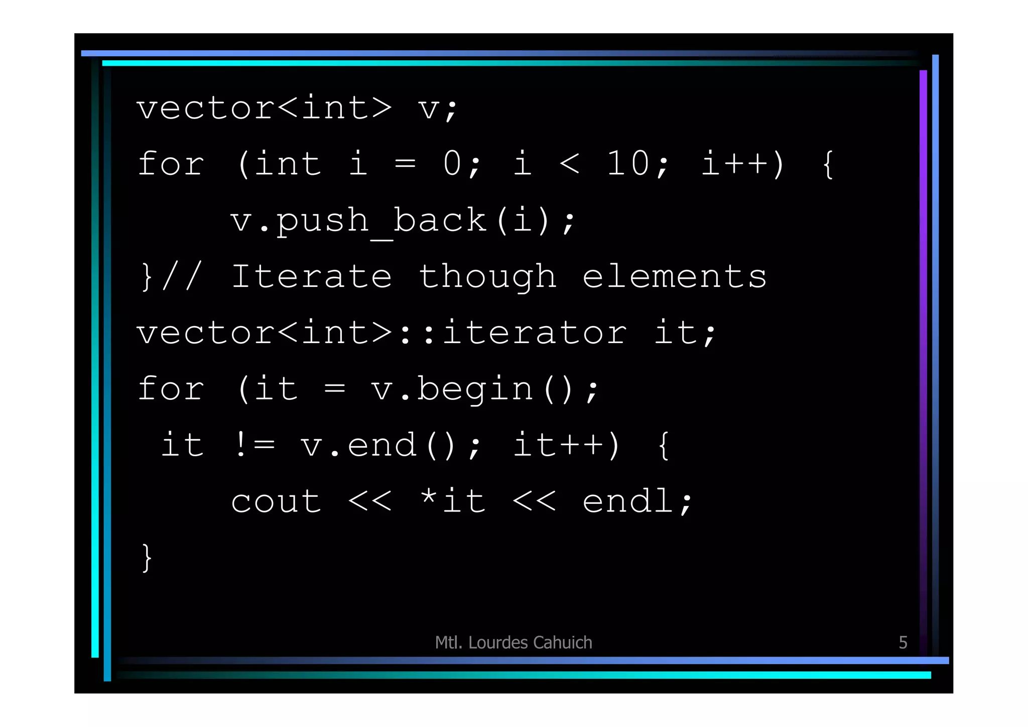 7 Stl Y Los Contenedores Basicos 2 Parte